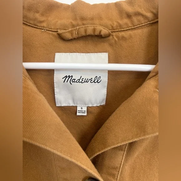 MADEWELL Bayview Balloon Sleeve Lightweight Jacket Size S - Picture 6 of 11